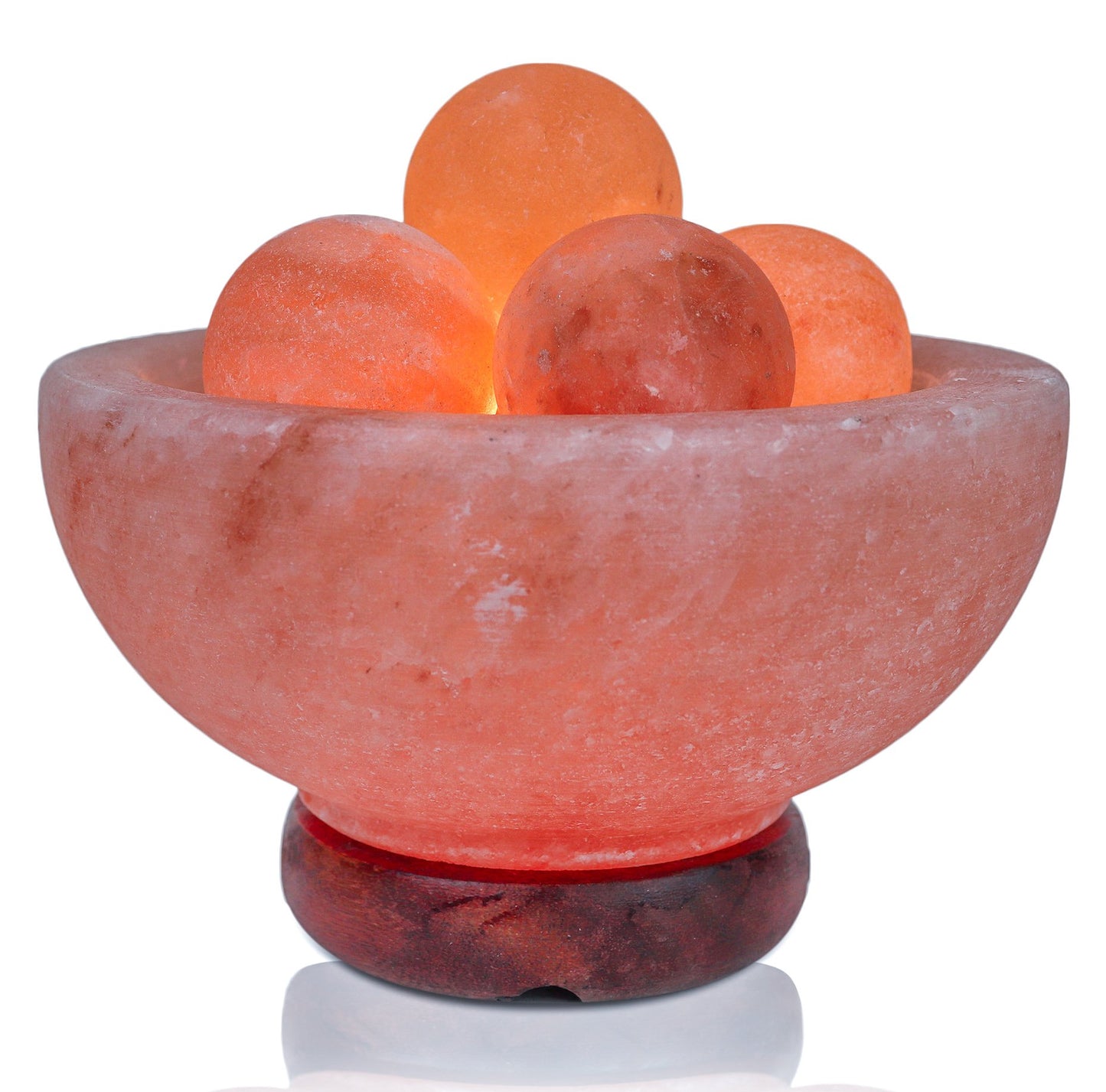 Himalayan Spa 7" Wide Base Abundance Bowl w/ 6 Massage Balls - Himalayan Secrets™