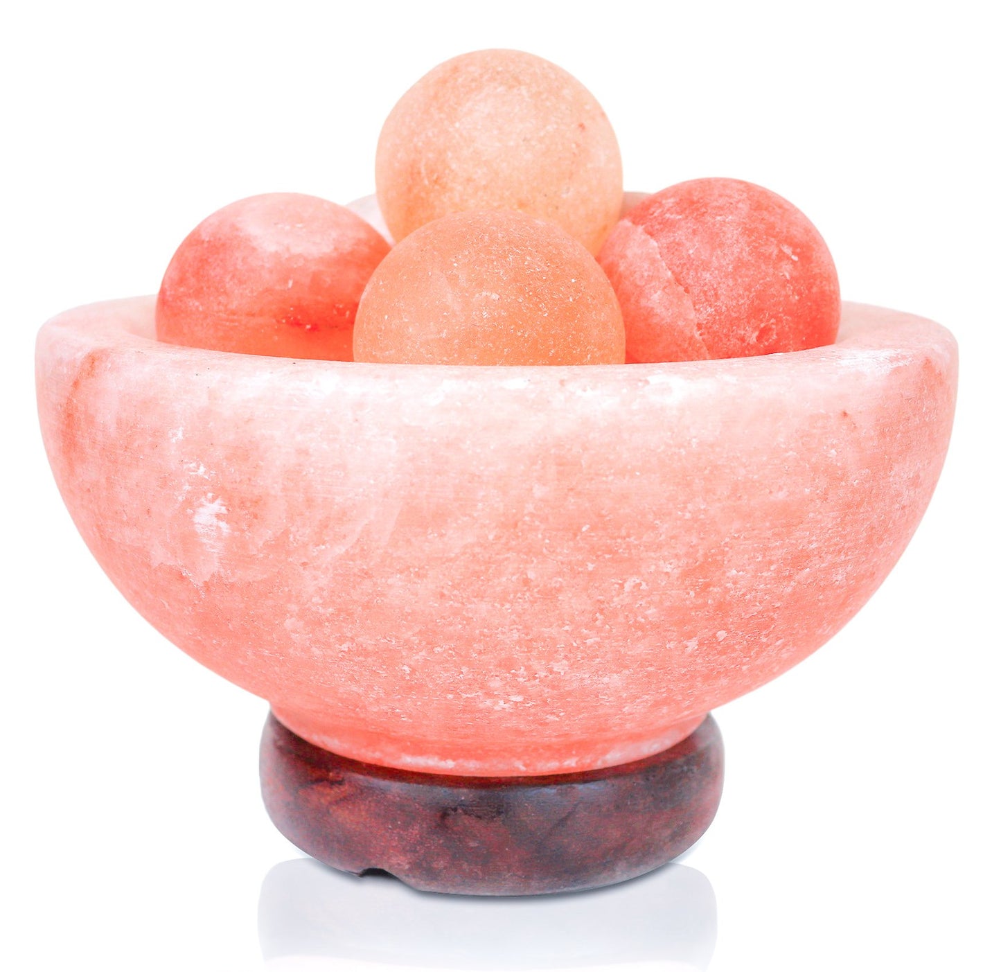 Himalayan Spa 7" Wide Base Abundance Bowl w/ 6 Massage Balls - Himalayan Secrets™