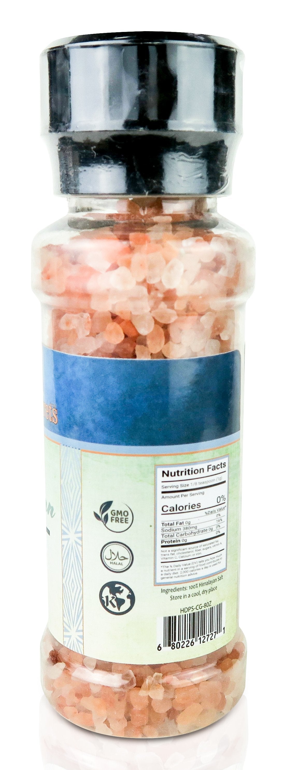 8 oz Himalayan Pink Salt Coarse Grinder - Himalayan Secrets™
