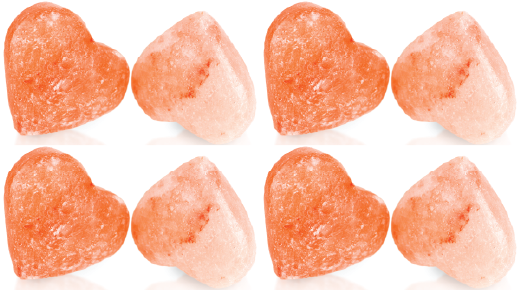 Heart Shaped Massage Stones (Large) 3x3x1.5 inch - Pack of 8