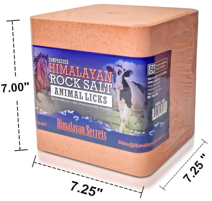 Compressed Himalayan Salt Animal Licks 22 LB - Himalayan Secrets™