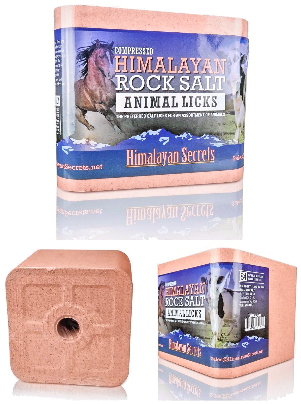 Compressed Himalayan Salt Animal Licks 11 LB - Himalayan Secrets™