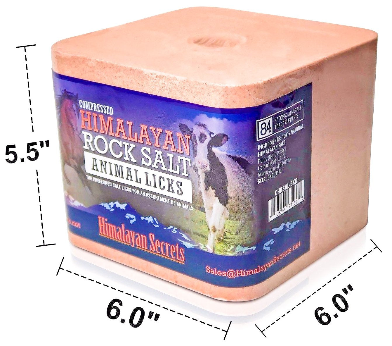 Compressed Himalayan Salt Animal Licks 11 LB - Himalayan Secrets™