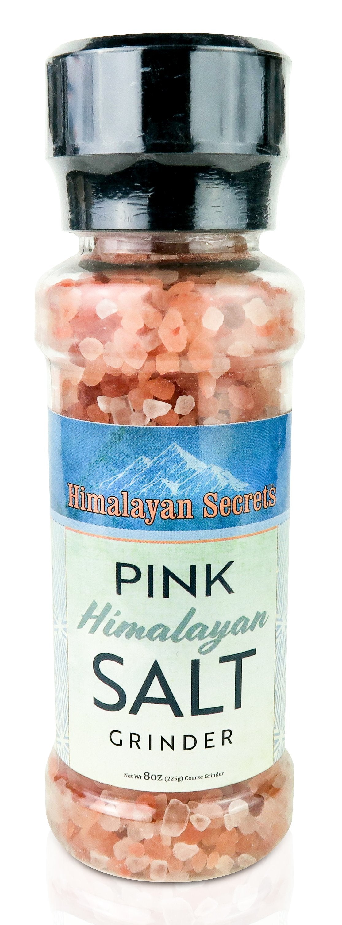 8 oz Himalayan Pink Salt Coarse Grinder - Himalayan Secrets™