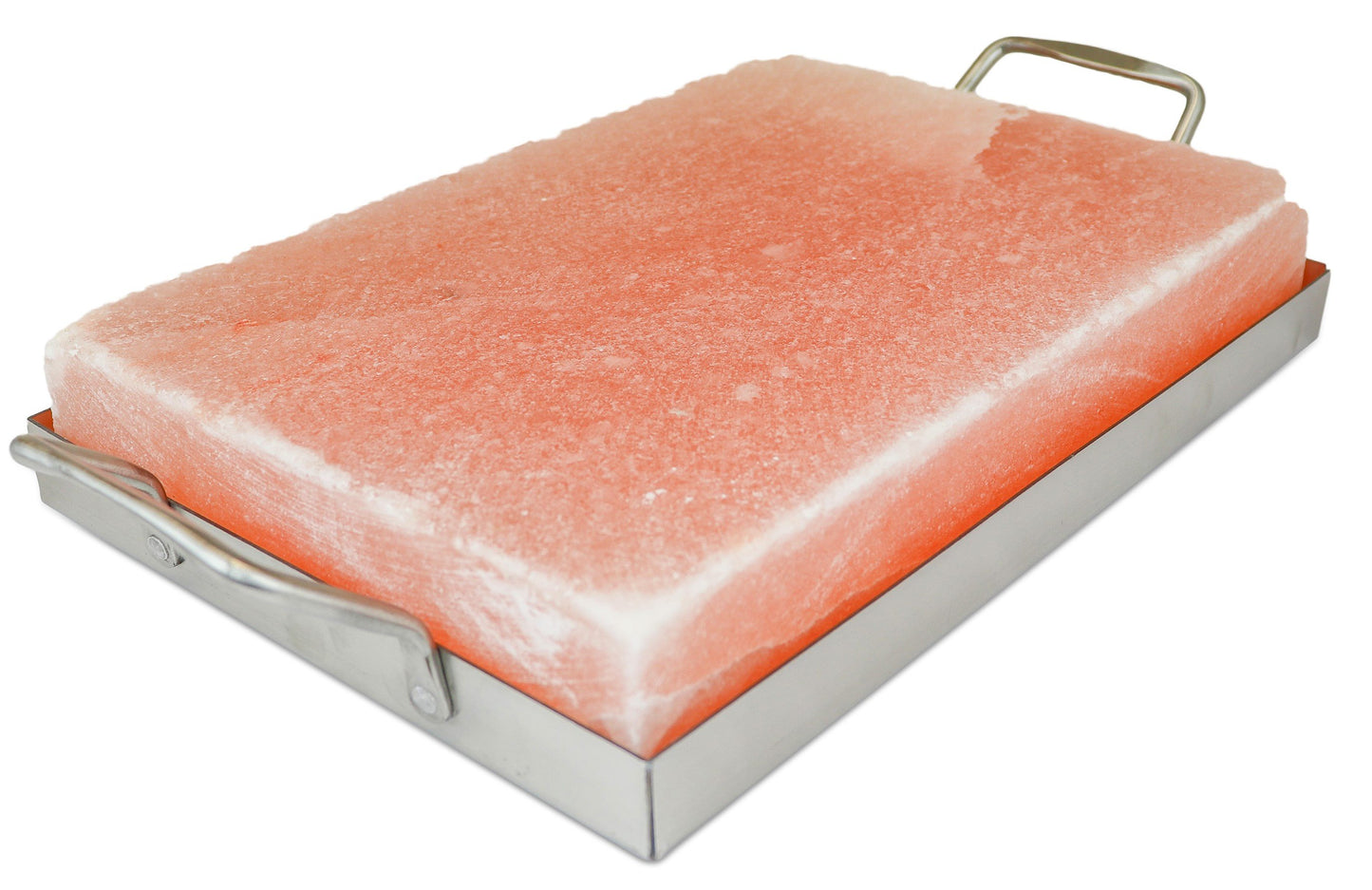 Himalayan Salt Cooking Block 12" x 8" x 2" With Stainless Steel Holder - Himalayan Secrets™