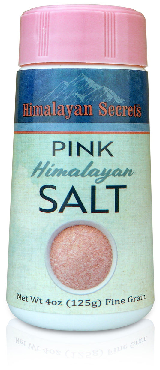 4 oz Himalayan Pink Salt Fine Shaker - Himalayan Secrets™