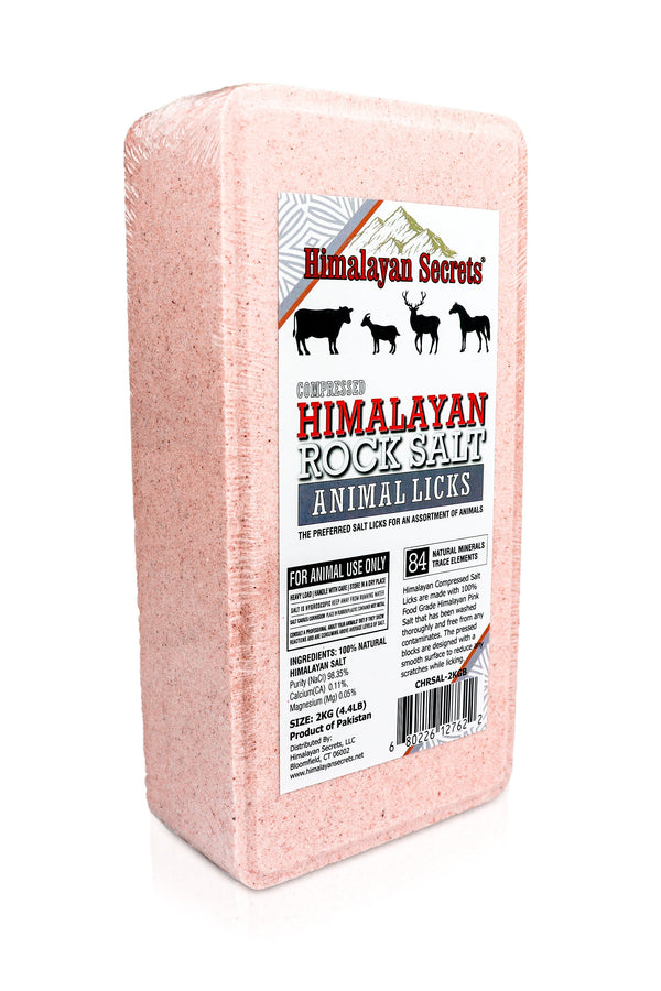 Compressed Himalayan Salt Animal Licks 4.4 LB - Himalayan Secrets™