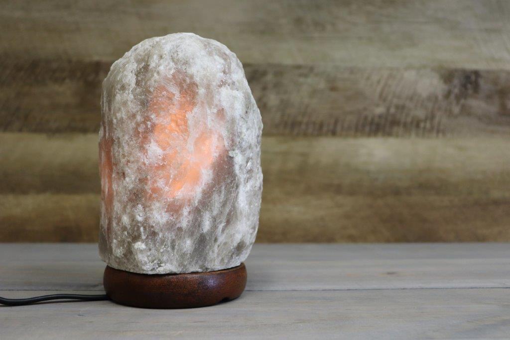 Natural Gray Himalayan Salt Lamp 5-8 Lbs - Himalayan Secrets™