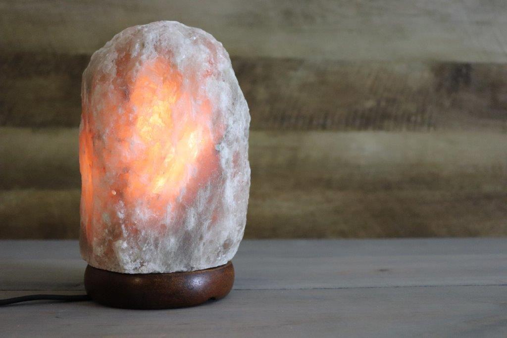 Natural Gray Himalayan Salt Lamp 5-8 Lbs - Himalayan Secrets™