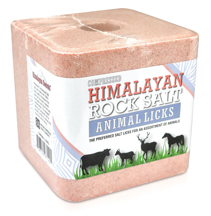 Compressed Himalayan Salt Animal Licks 5.5 LB - Himalayan Secrets™