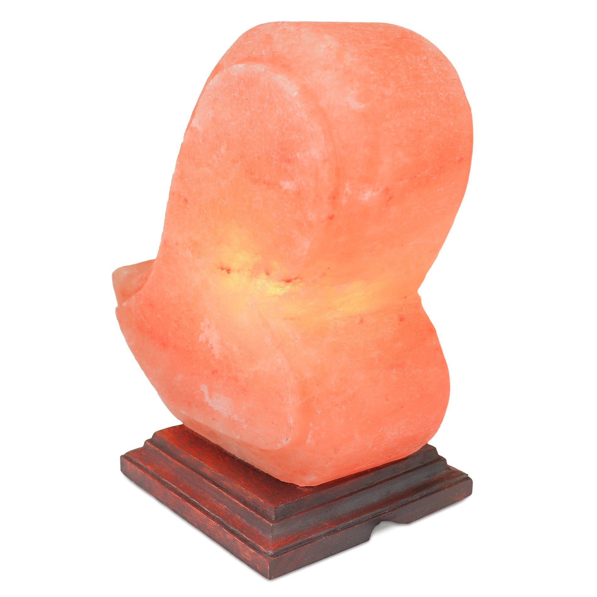 Himalayan Salt Heart Shape Lamp 8" - Himalayan Secrets™