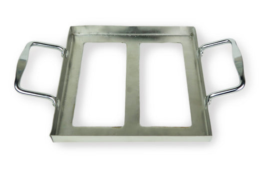 Himalayan Salt Cooking Block Stainless Steel Tray for 8" x 8" Blocks - Himalayan Secrets™