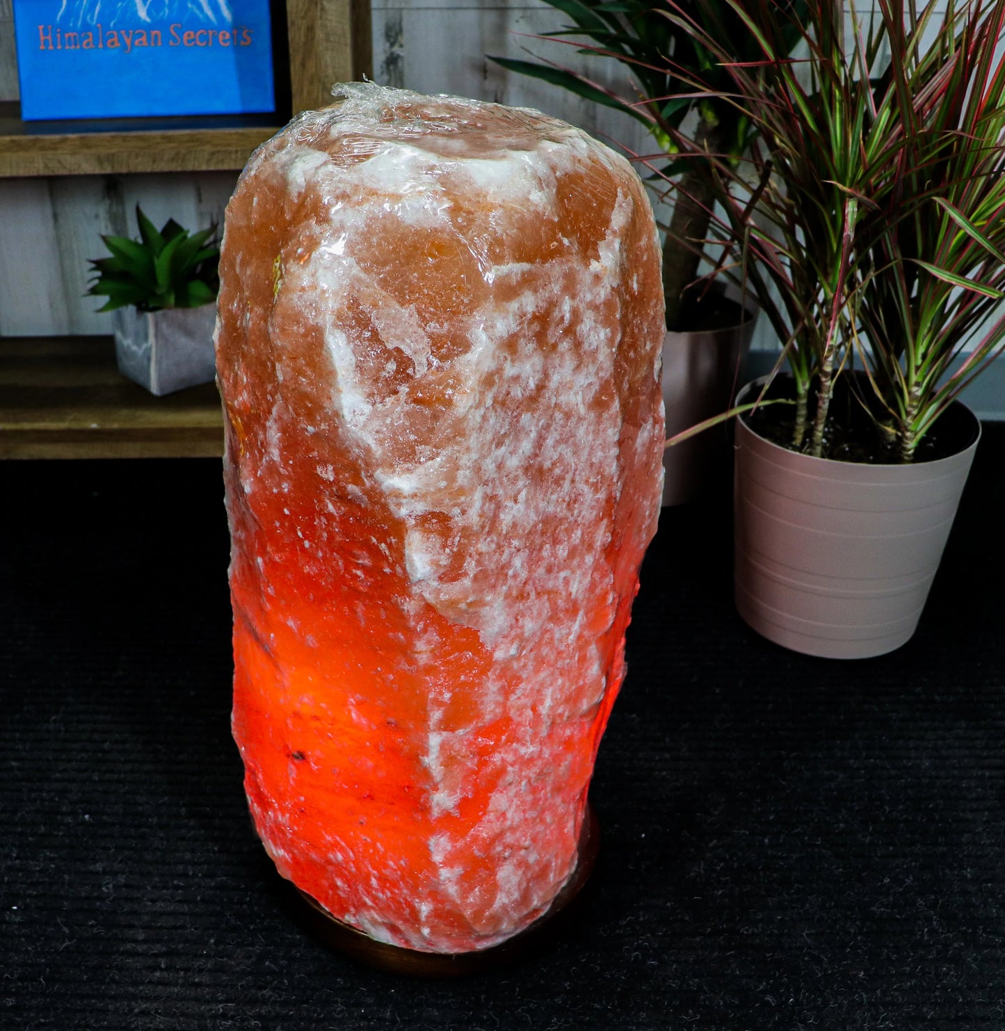 NATURAL PINK HIMALAYAN SALT LAMP 132-154 LBS