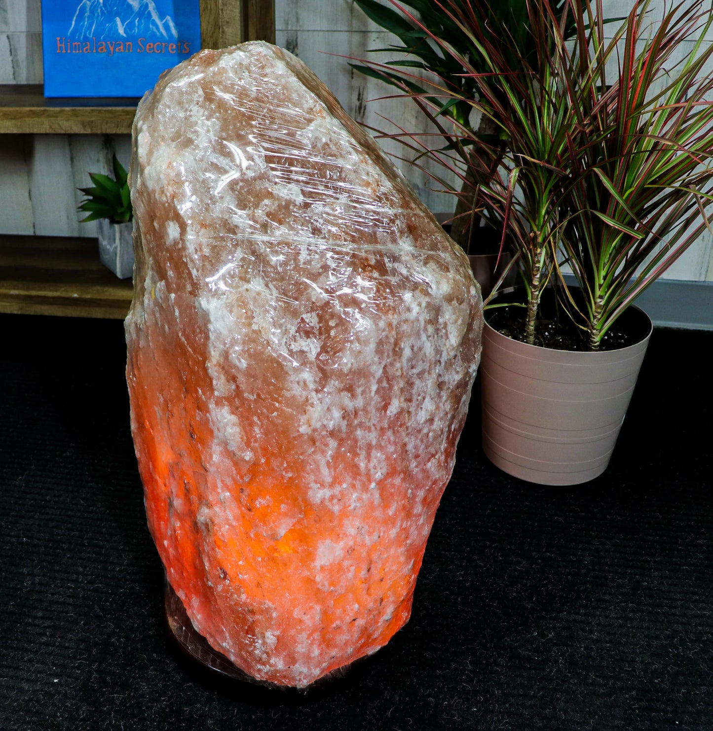 NATURAL PINK HIMALAYAN SALT LAMP 177-199 LBS