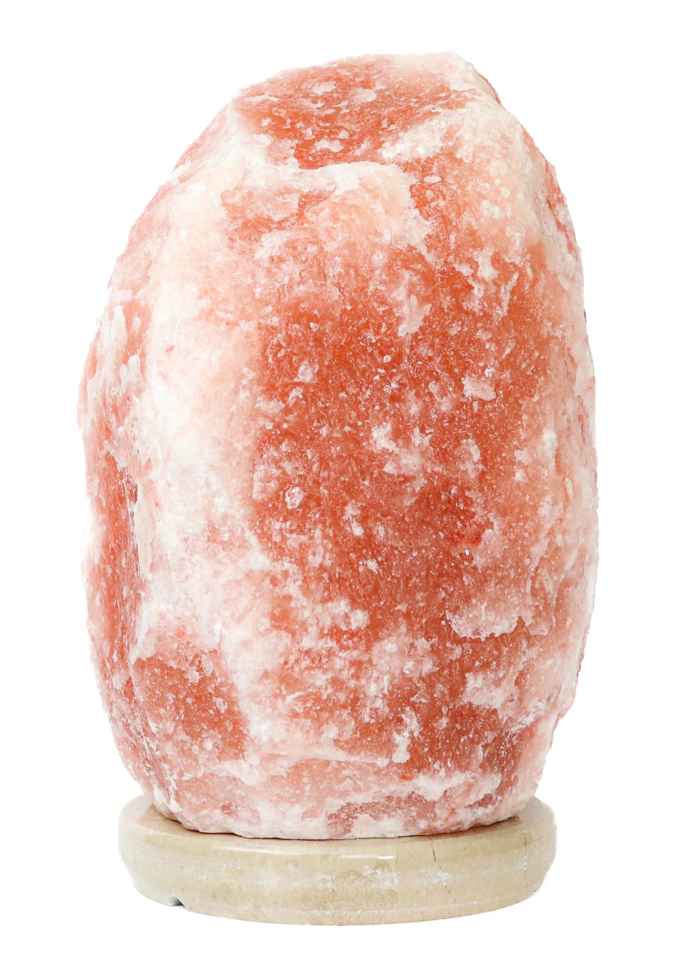 NATURAL PINK HIMALAYAN SALT LAMP 55-66 LBS W/ TAVERA MARBLE BASE