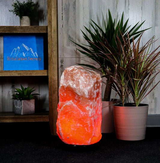 NATURAL PINK HIMALAYAN SALT LAMP 88-110 LBS